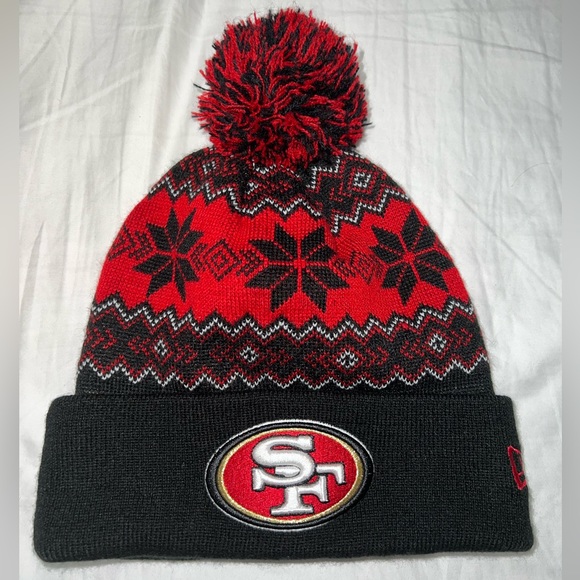 NFL Accessories - NFL San Francisco 49ers Cuffed Pom Knit Hat